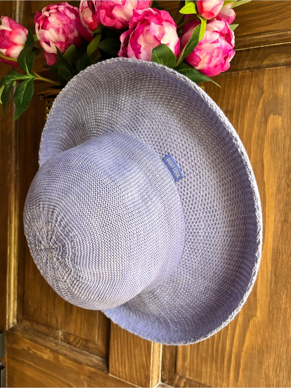 Elegant Purple Women's Sun Hat - Picture 3 of 9